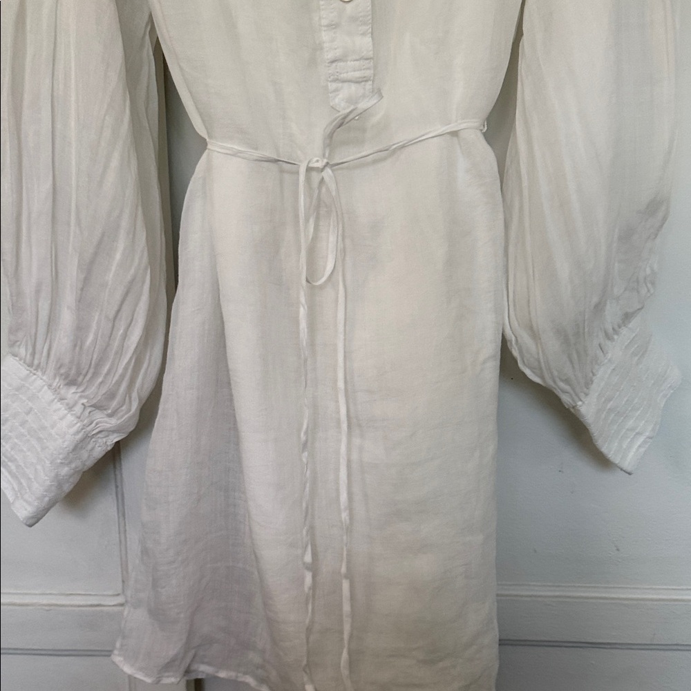 Banana Republic White Long Sleeve Tunic Dress - Picture 5 of 9